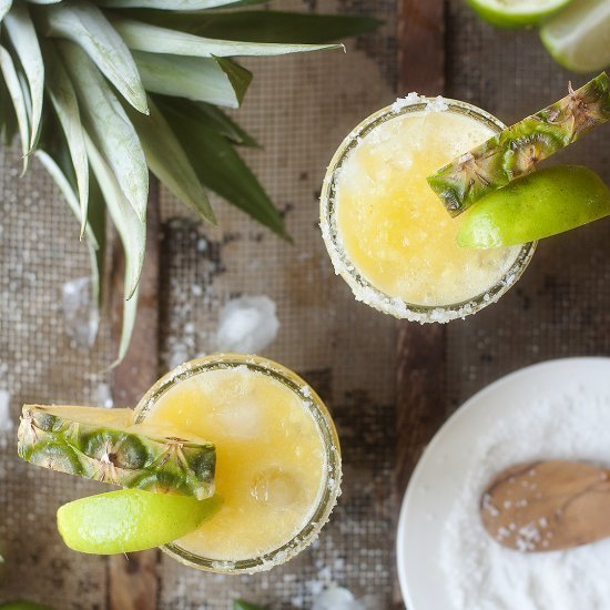 Spicy Pineapple Margaritas