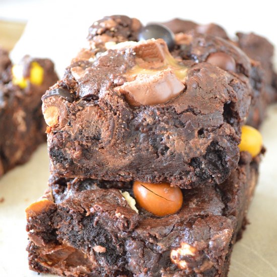 Fudgy Kitchen Sink Brownies