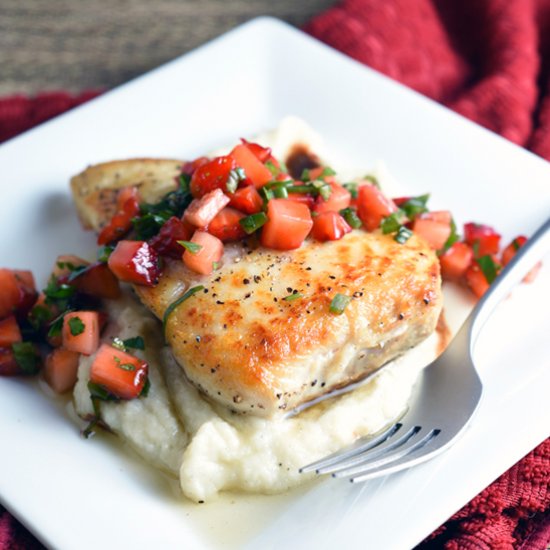 Pan-Seared Halibut