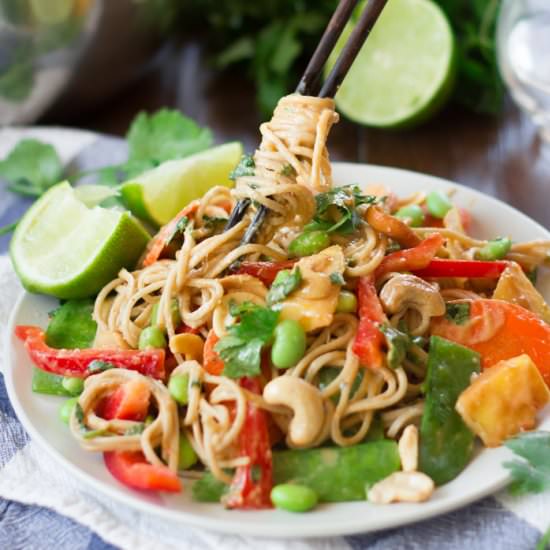 Cashew Soba Noodle Salad