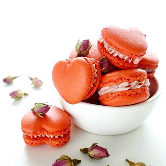 Rose Macarons