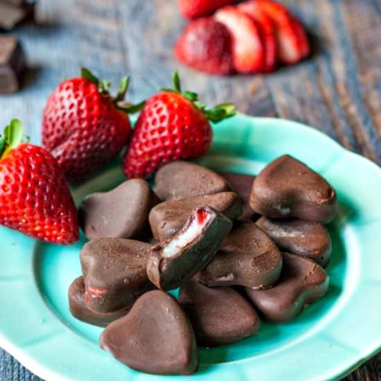 Low Carb Chocolate Strawberry Treat