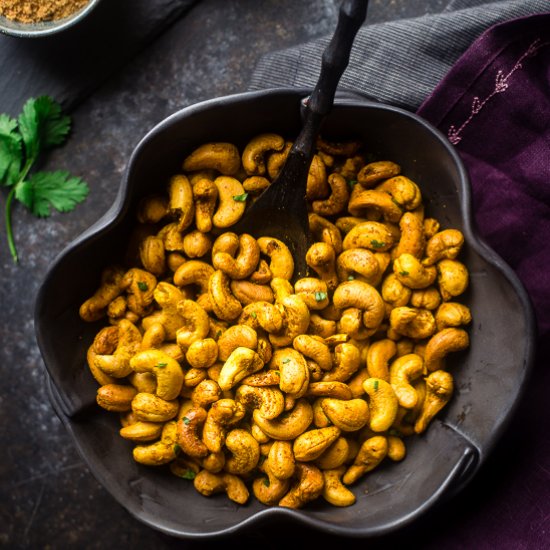 Thai Coconut Curry Roasted Cashews