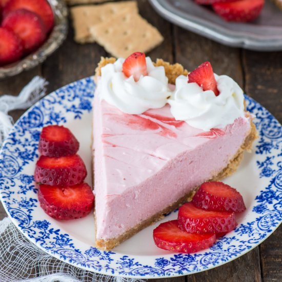 Strawberry Mousse Pie