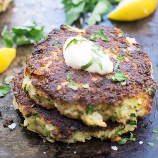 Broccoli & Cauliflower Fritters