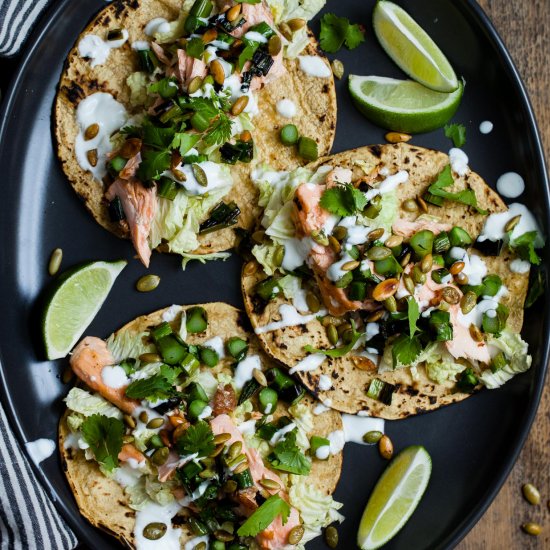 Salmon Tacos