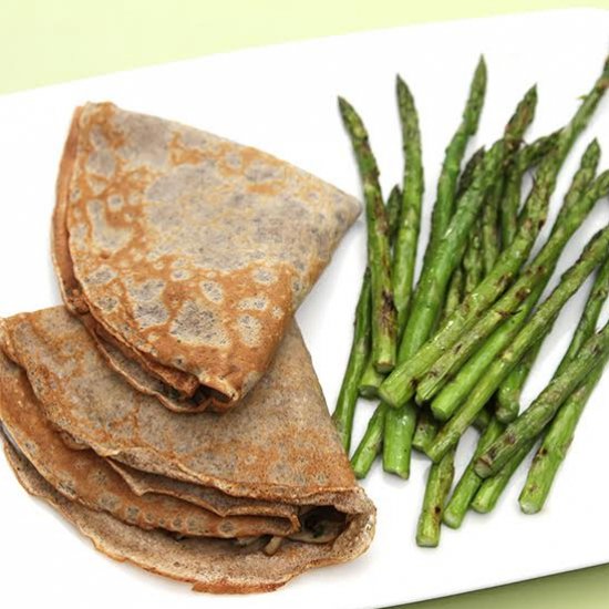 Buckwheat Crêpes with Mushrooms