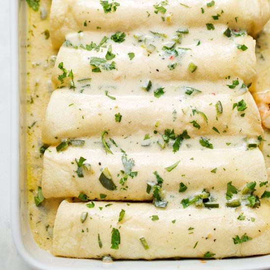 Shrimp Enchiladas