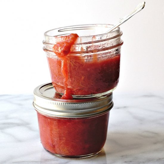 Easy Rhubarb Sauce