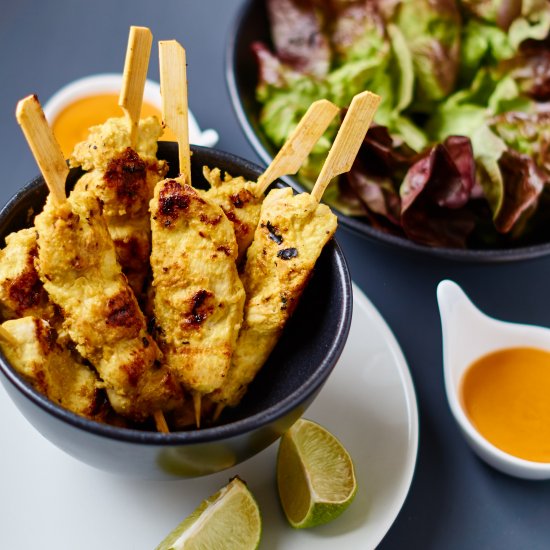 Chicken Saté Skewers