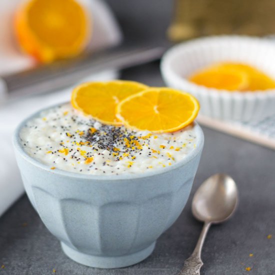 Poppy Seed Rice Pudding