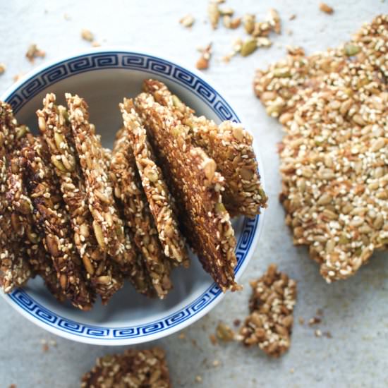 Three Seed Brittle with Coconut