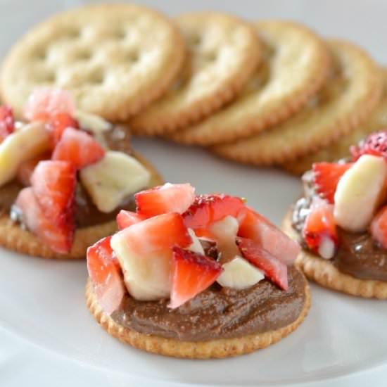 Chocolate Strawberry Banana Cracker