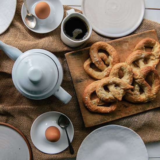 German Pretzels or Laugenbrezel