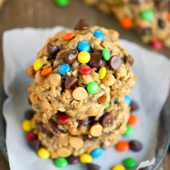 Monster Peanut Butter Cookies