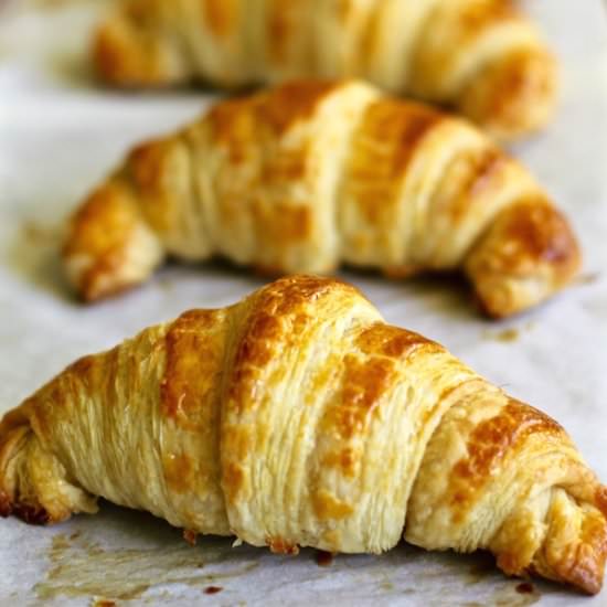 French Croissants and Chocolate