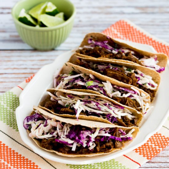 Pressure Cooker Flank Steak Tacos