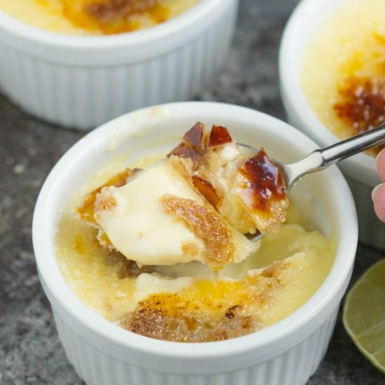 Key Lime Cheesecake Creme Brulee