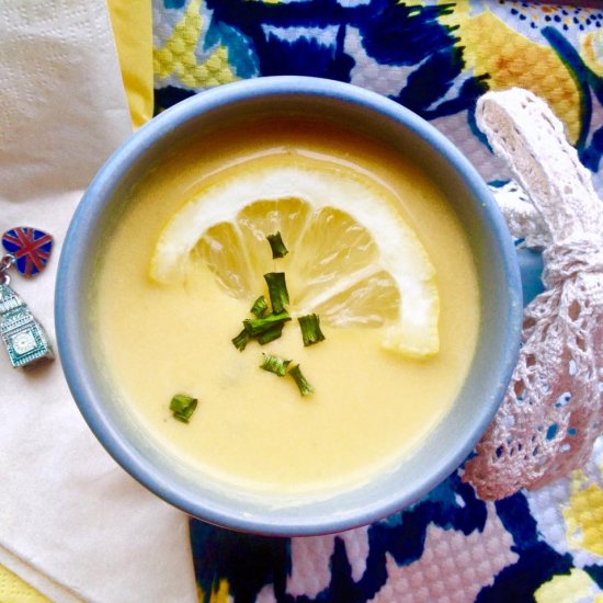 Old English Cream of Lemon Soup