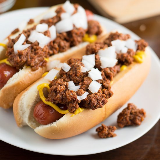 Easy Homemade Hot Dog Chili