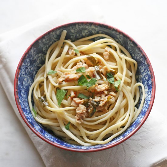 Lighter Linguine with Clam Sauce