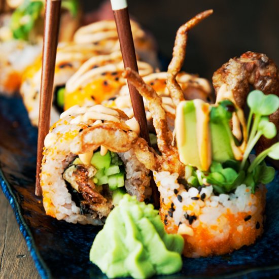 Soft-Shell Crab Spider Roll