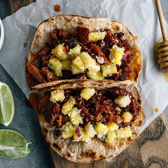 Honey Ginger Pork Tacos