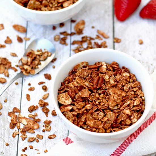 Chocolate Buckwheat Granola