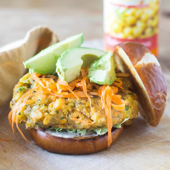 Spicy Chickpea Burger