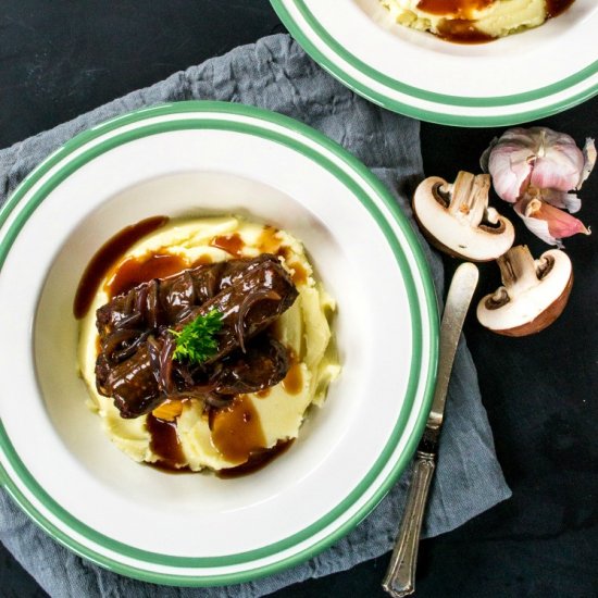 Porcini & Polenta Veggie Sausages