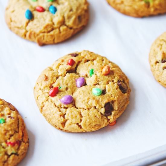 Soft and Chewy PB Cookies