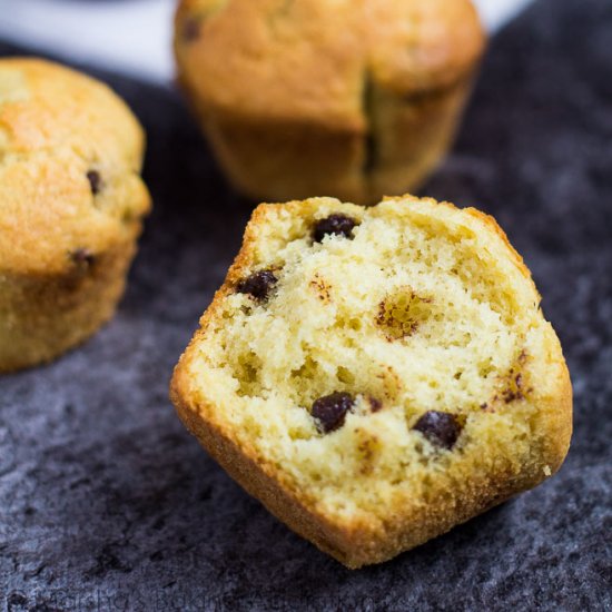 My Favourite Chocolate Chip Muffins