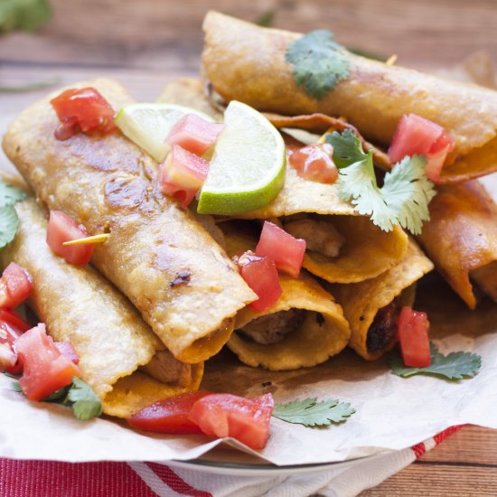 Mexican Chicken Flautas