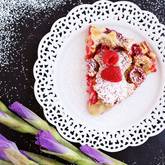 Raspberry Clafoutis