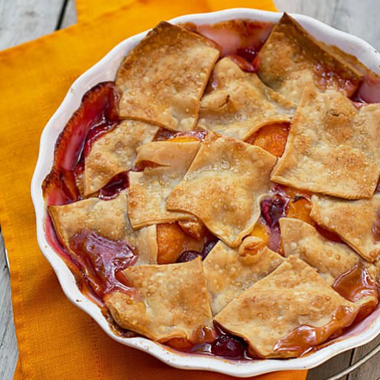 Apricot Cherry Crisp