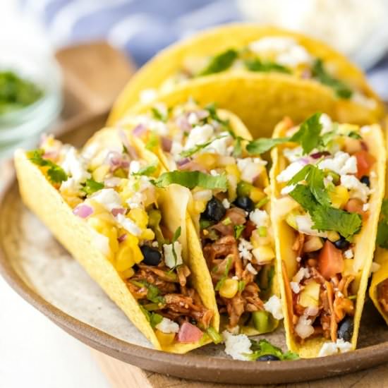 Slow Cooker Chicken Tacos