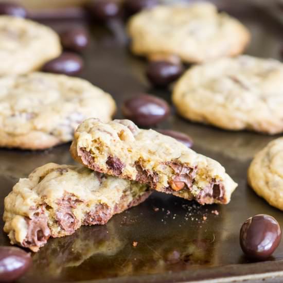 Chocolate Covered Almond Cookies