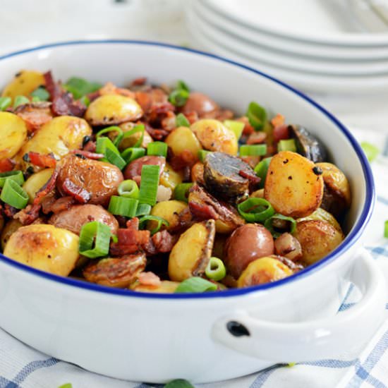 Cheesy Potatoes with Bacon