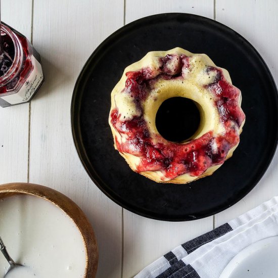 Jam-Filled Bundt Cake