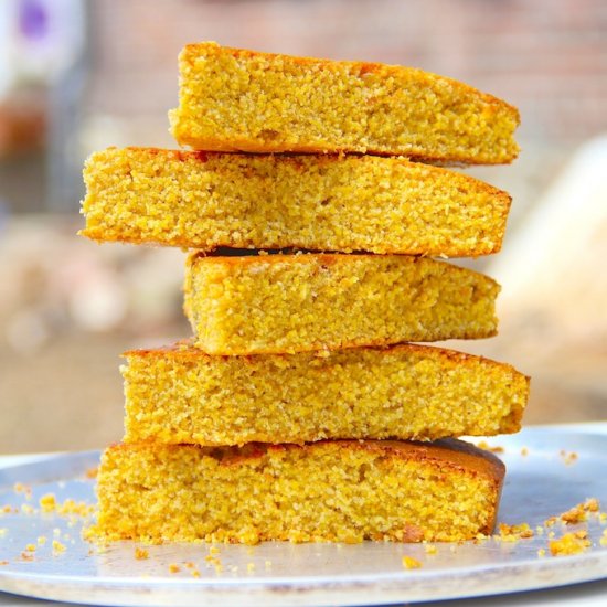 Honey Semolina Cornbread