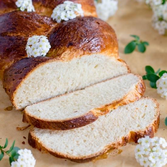 Lavender & Honey Spelt Plait