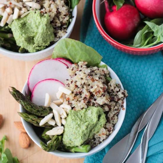 Spring Veggie Quinoa Bowl