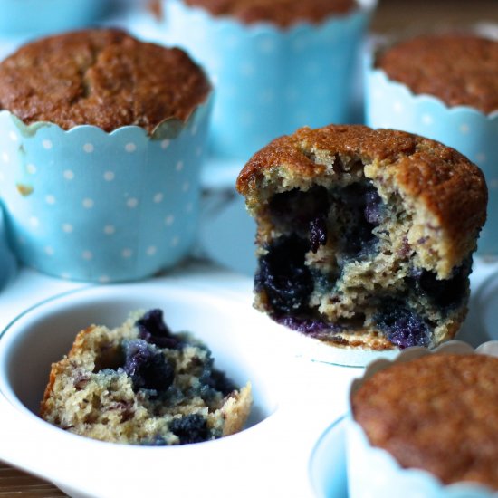 Banana Blueberry Muffins