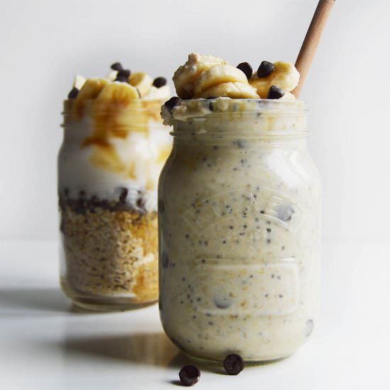 Vegan Cookie Dough Overnight Oats