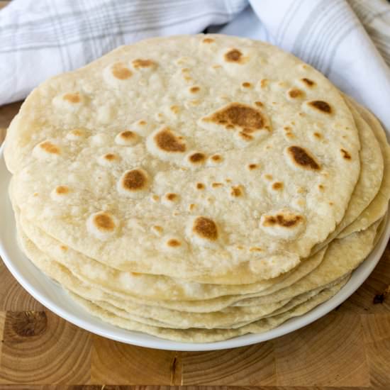 Homemade Flour Tortillas