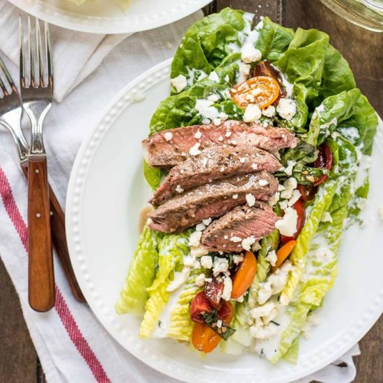 Steak and Blue Cheese Salad