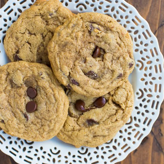 Buckwheat Chocolate Chip Cookies