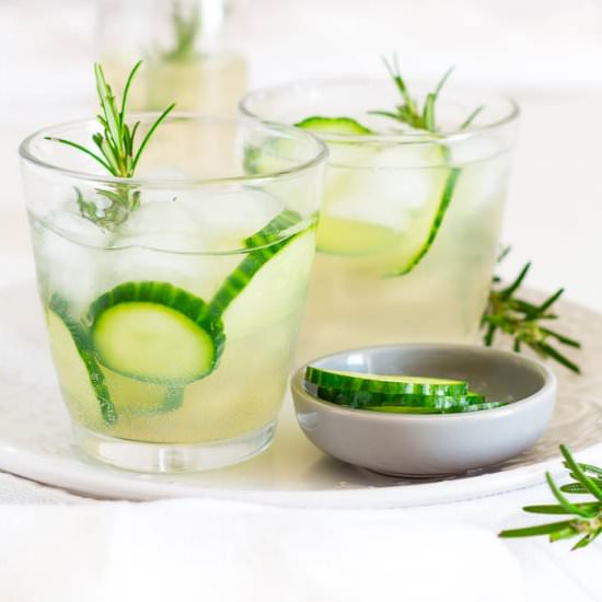 Rosemary and Cucumber Gingerbeer