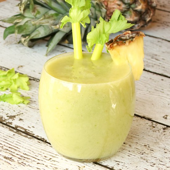 Pineapple Celery Smoothie