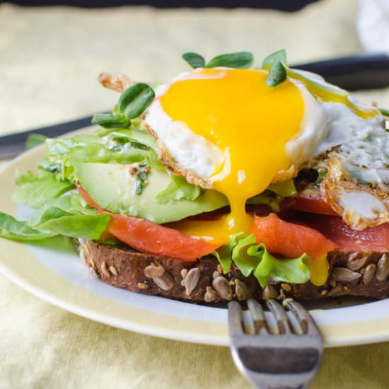 Farmer’s Market Open-Faced Sandwich